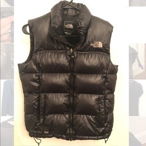 Black North Face Down Vest Women’s Size Small